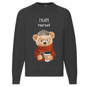 Eco-Friendly Enjoy Yourself Bear Pullover