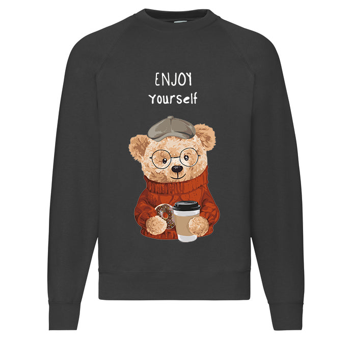 Eco-Friendly Enjoy Yourself Bear Pullover