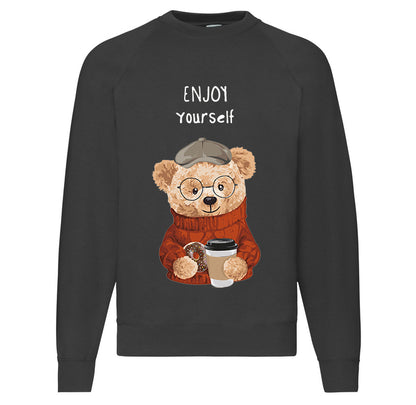 Eco-Friendly Enjoy Yourself Bear Pullover