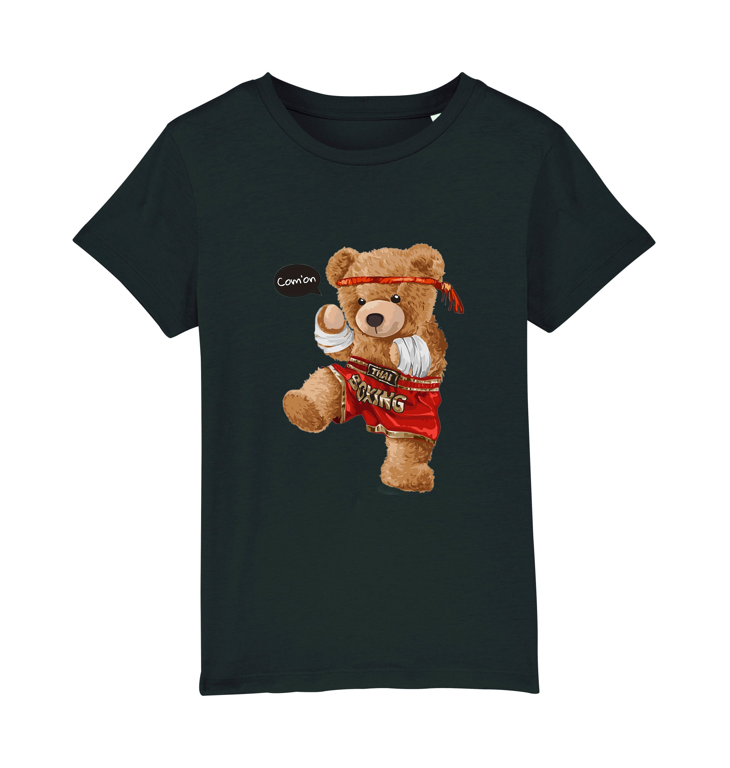 Eco-Friendly Fighter Bear Kids T-shirt