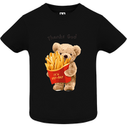 Eco-Friendly French Fries Bear Baby T-shirt