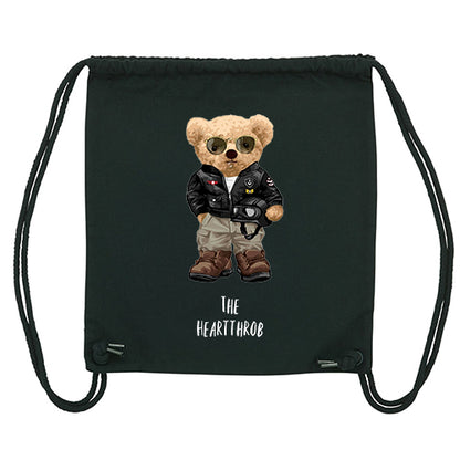 Eco-Friendly Heartthrob Bear Gym Bag