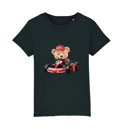 Eco-Friendly Kart Bear Kids T-shirt