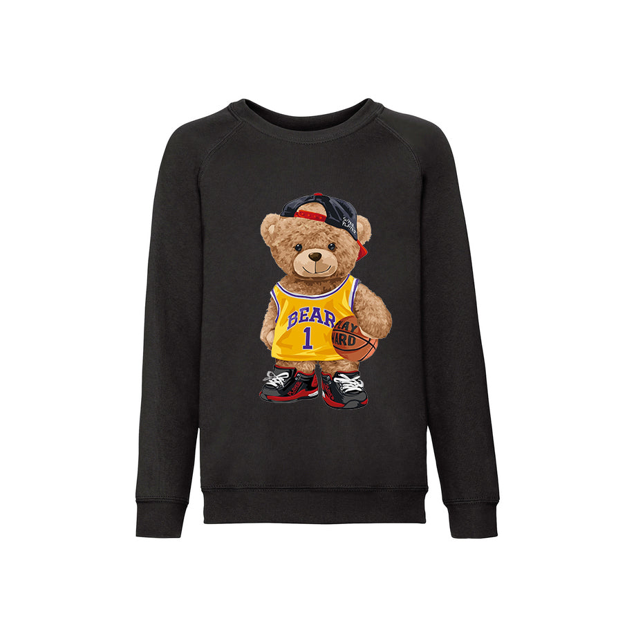 Eco-Friendly Lakers Bear Kids Sweater