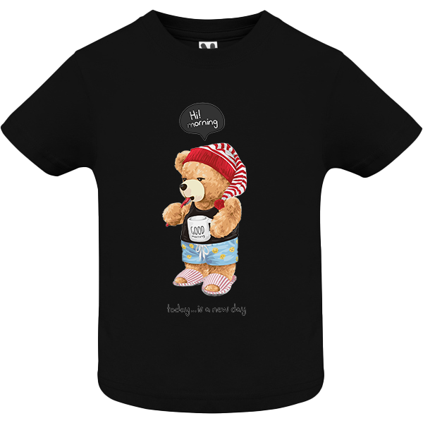 Eco-Friendly Morning Bear Baby T-shirt