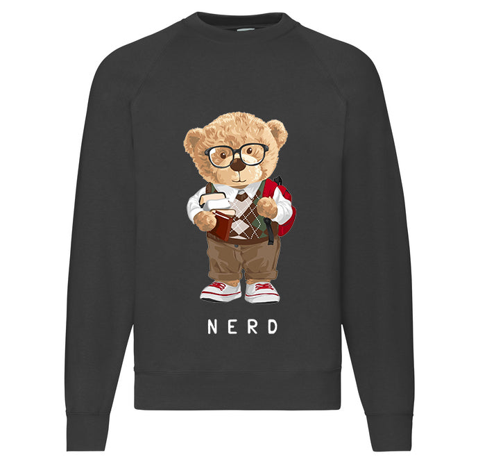 Eco-Friendly Nerd Bear Pullover
