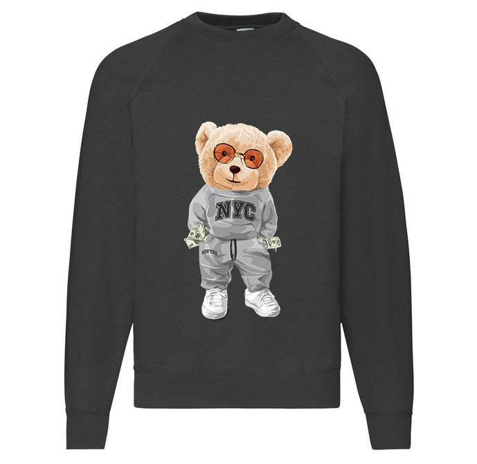 Eco-Friendly New York Bear Pullover