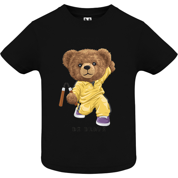 Eco-Friendly Ninja Bear Baby T-shirt
