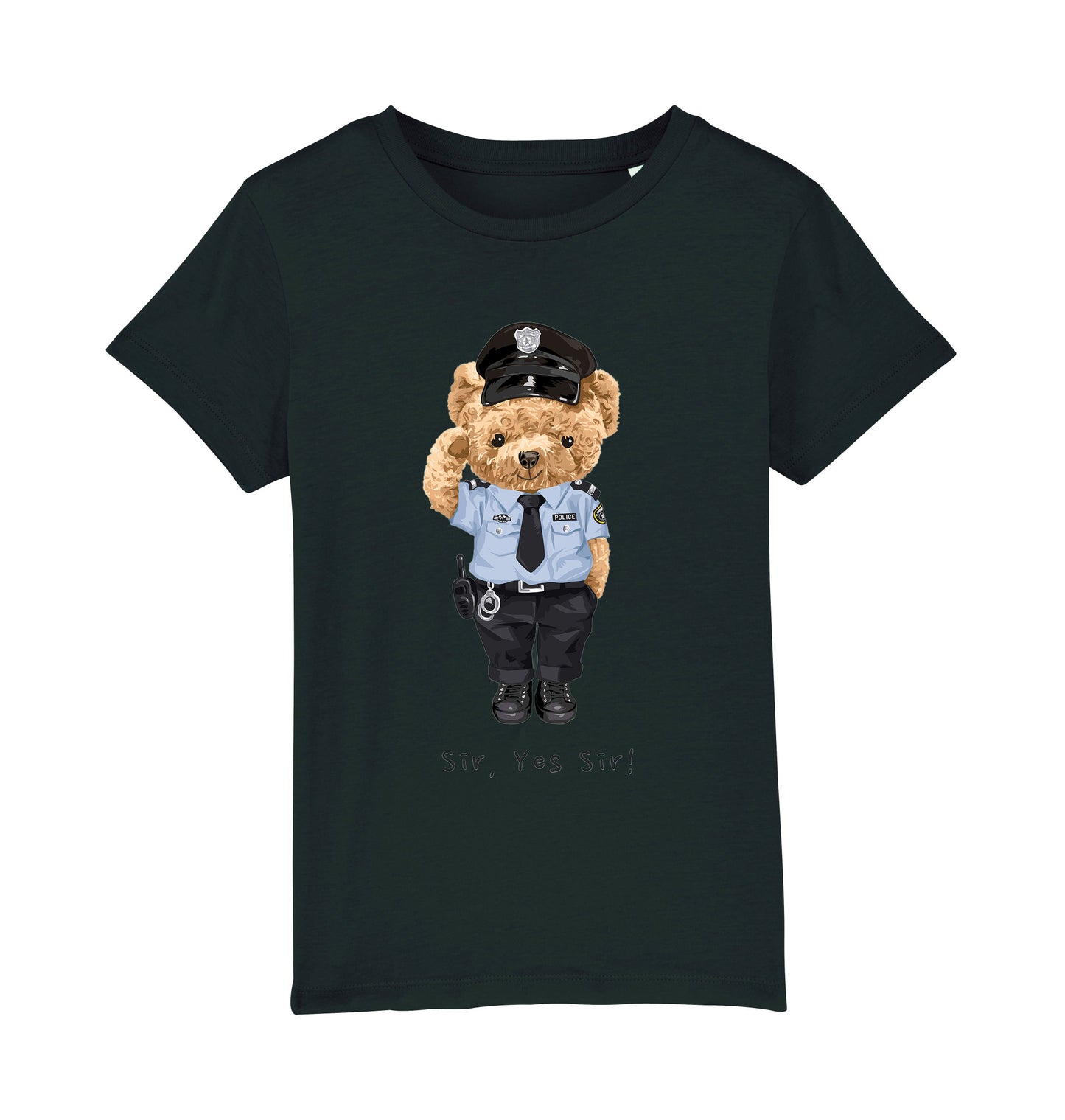 Eco-Friendly Police Bear Kids T-shirt