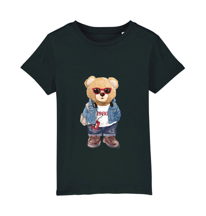 Eco-Friendly Retro Bear Kids T-shirt