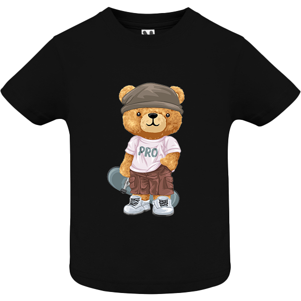 Eco-Friendly Skater Bear Baby T-shirt