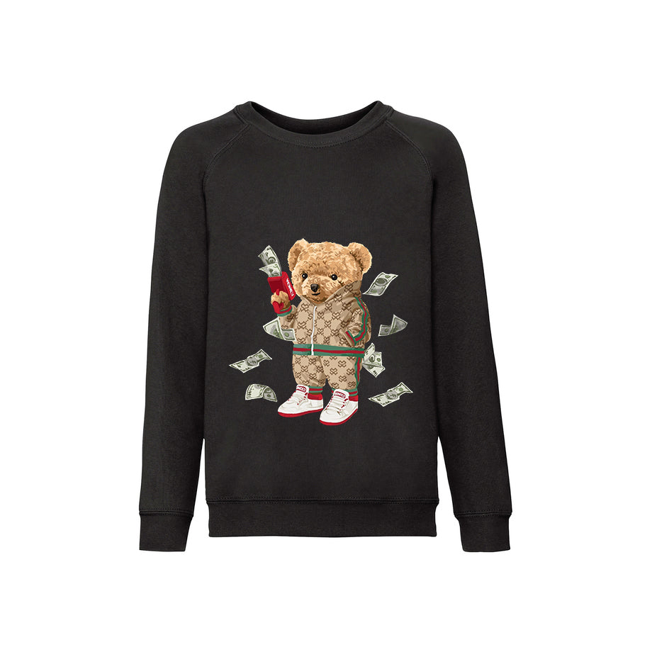 Eco-Friendly Super Rich Bear Kids Sweater