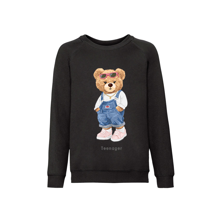 Eco-Friendly Teenager Bear Kids Sweater