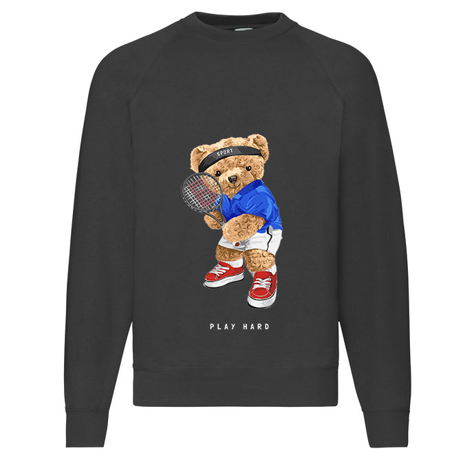 Eco-Friendly Tennis Bear Pullover