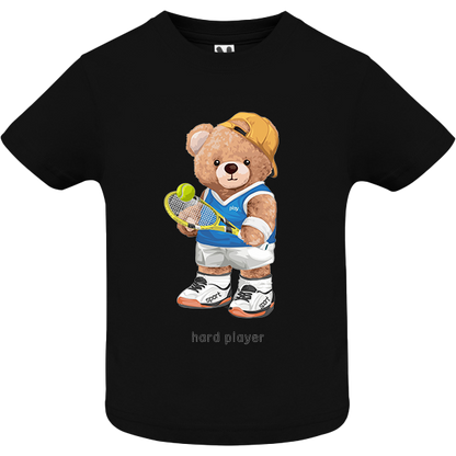 Eco-Friendly Tennis Bear Baby T-shirt