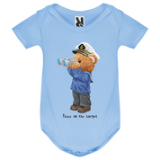 Eco-Friendly Captain Bear Baby Bodysuit