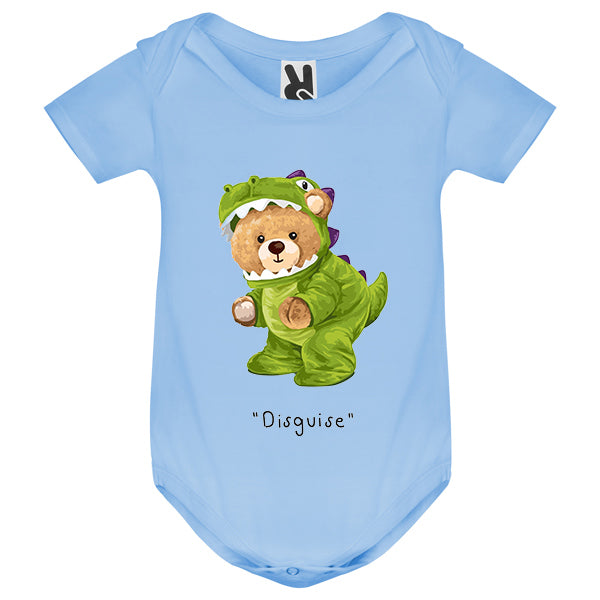 Eco-Friendly Dino Bear Baby Bodysuit