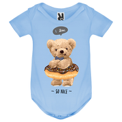 Eco-Friendly Donut Bear Baby Bodysuit