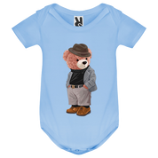 Eco-Friendly Gentleman Bear Baby Bodysuit
