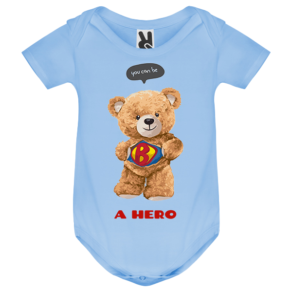 Eco-Friendly Hero Bear Baby Bodysuit