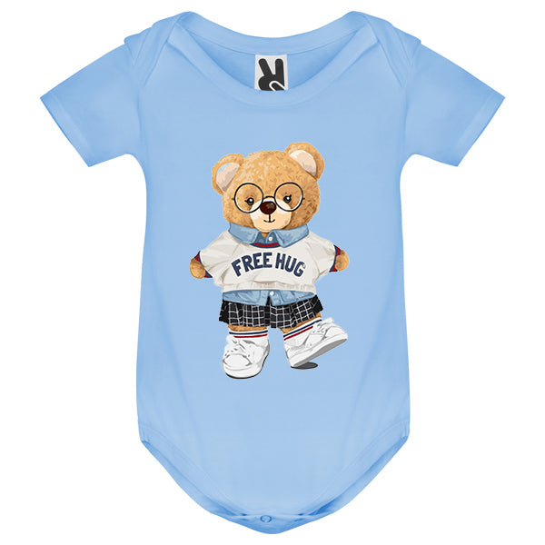 Eco-Friendly Hug Bear Baby Bodysuit