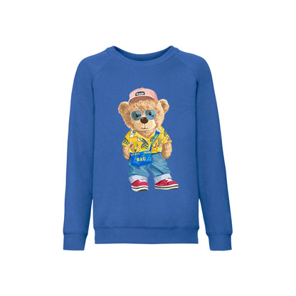 Eco-Friendly Colorful Bear Kids Sweater
