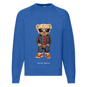 Eco-Friendly Denim Monster Bear Pullover