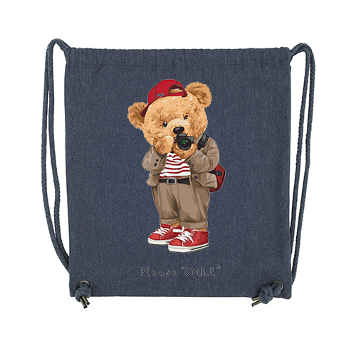 Eco-Friendly Camera Bear Gym Bag