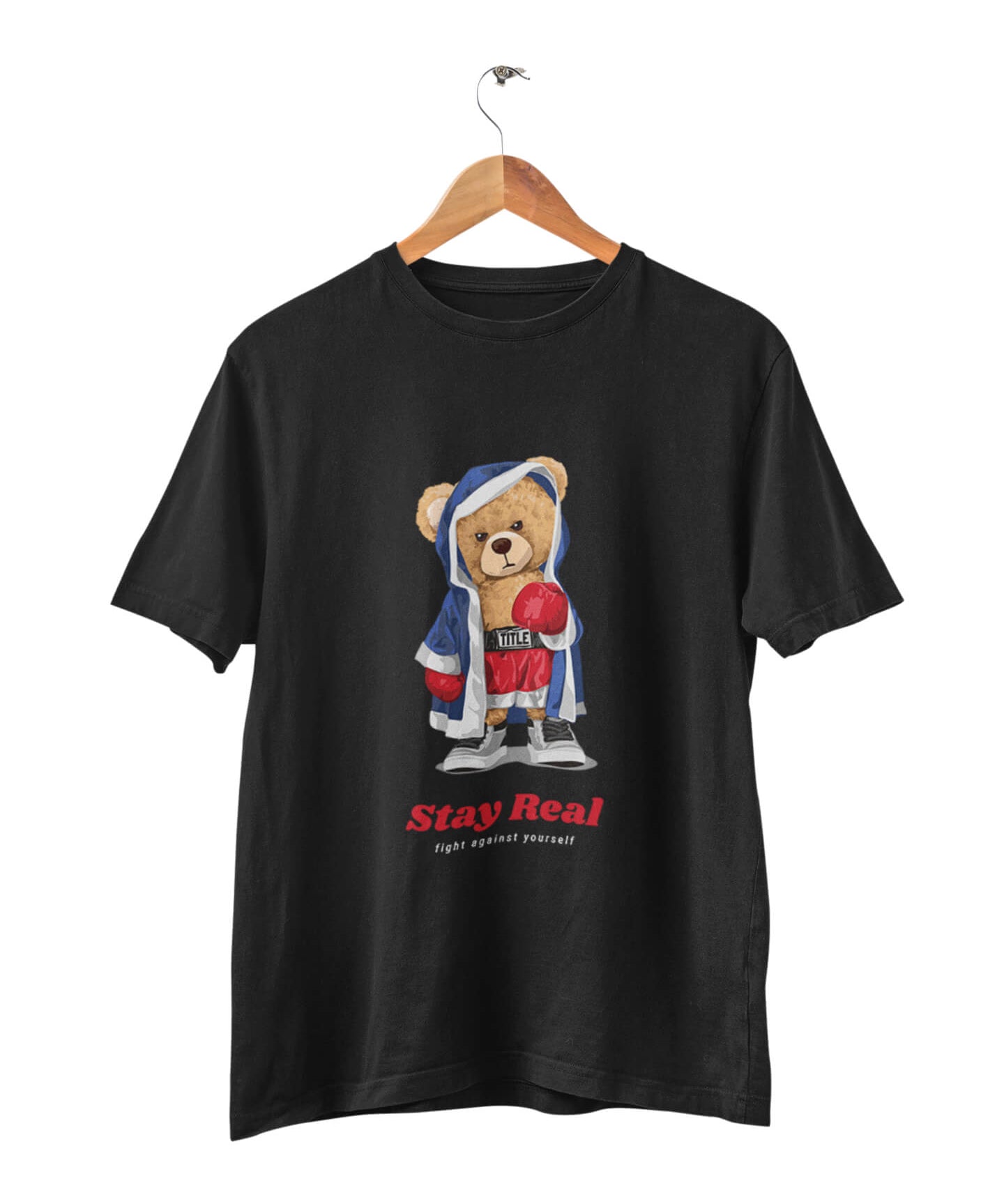 Organic Boxing Bear T-shirt