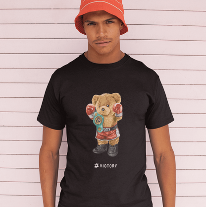 Eco Friendly Boxing Champion Bear T shirt