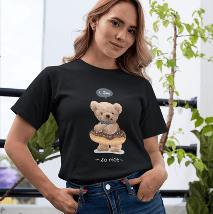 Eco-Friendly Donut Bear T-shirt