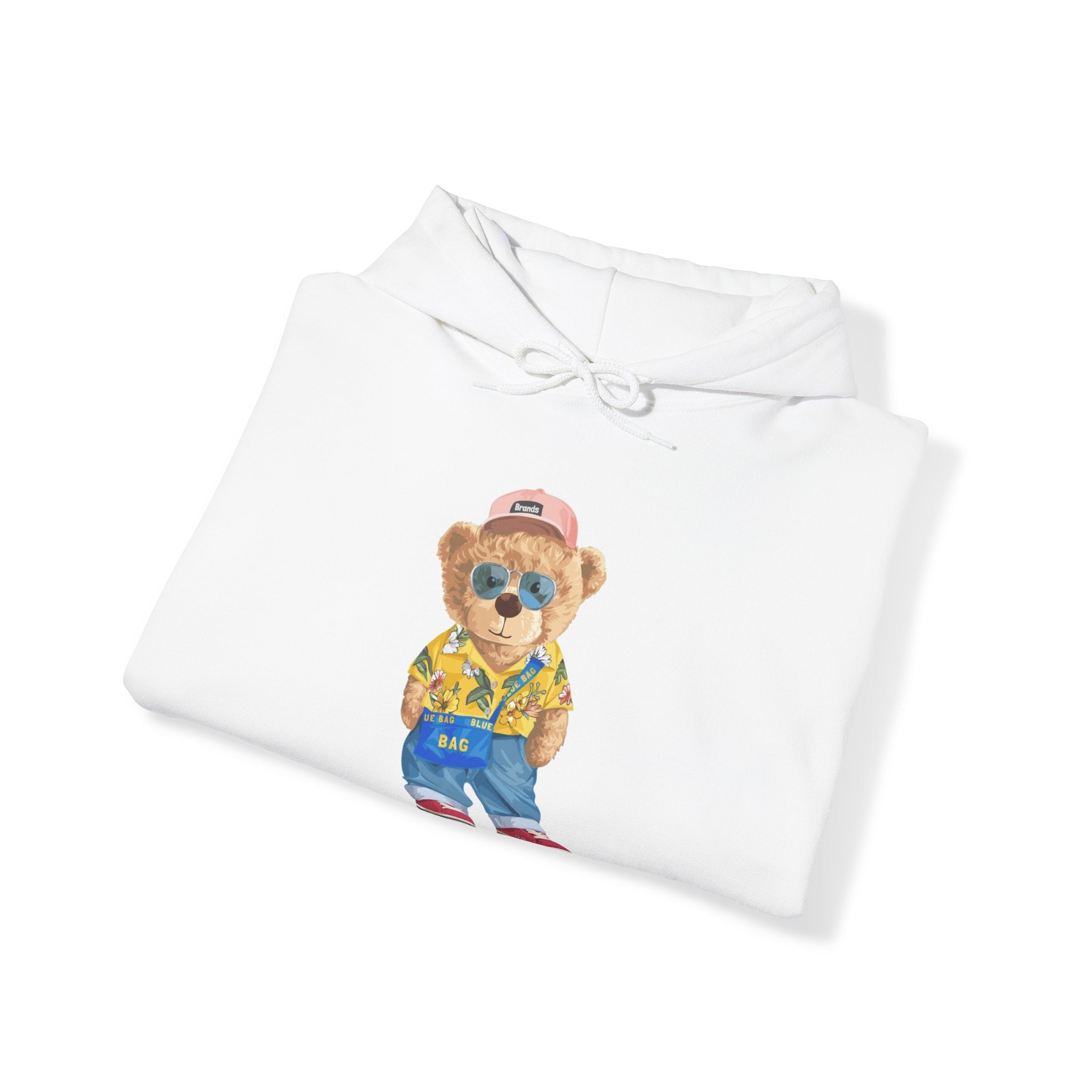 Eco-Friendly Colorful Bear Hoodie