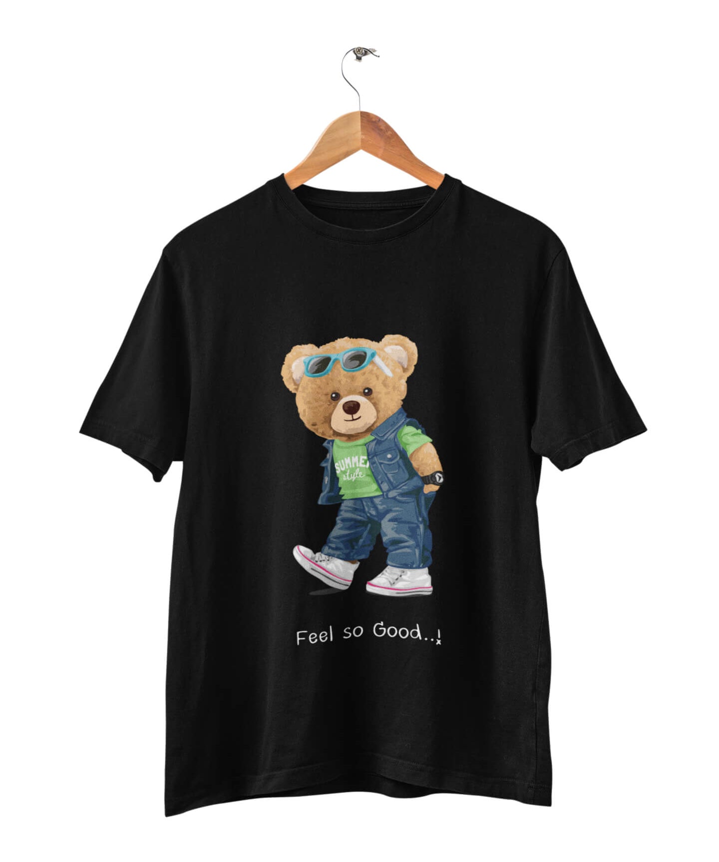 Organic Summer Vibes Bear T-shirt