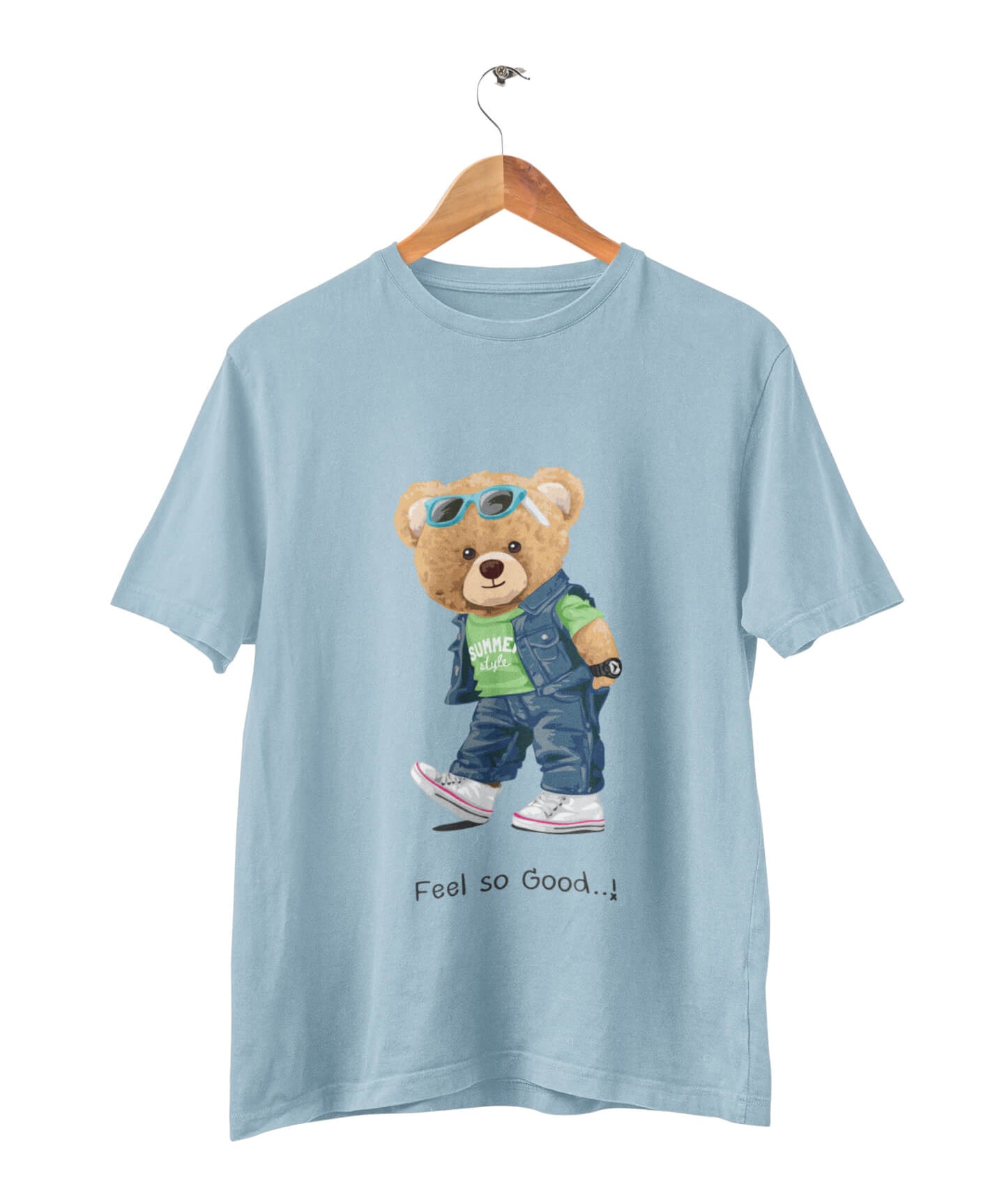 Organic Summer Vibes Bear T-shirt