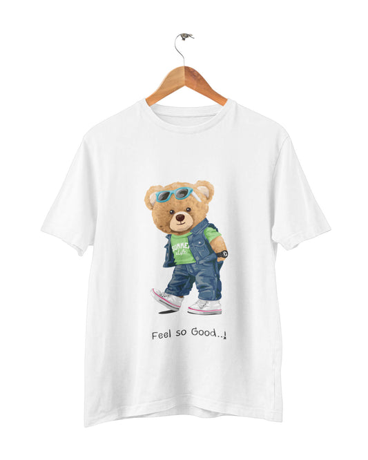 Organic Summer Vibes Bear T-shirt