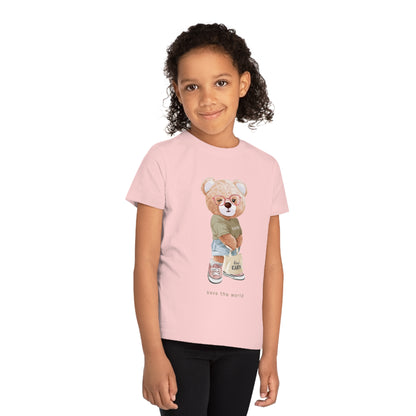 Eco-Friendly Earth Bear Kids T-shirt