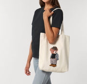Eco-Friendly Gentleman Bear Tote Bag