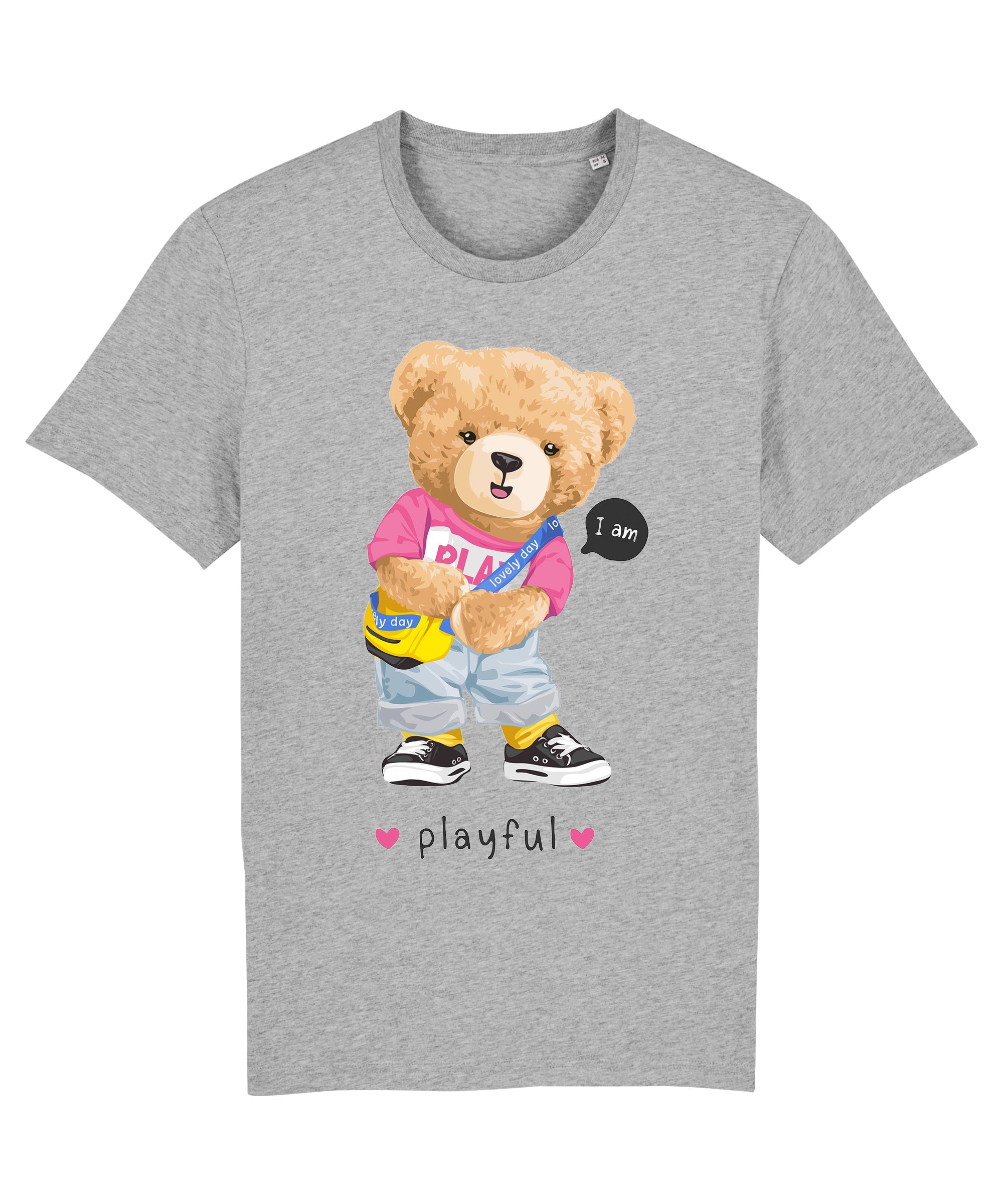 Eco-Friendly Playful Bear T-shirt