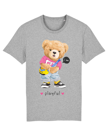 Eco-Friendly Playful Bear T-shirt