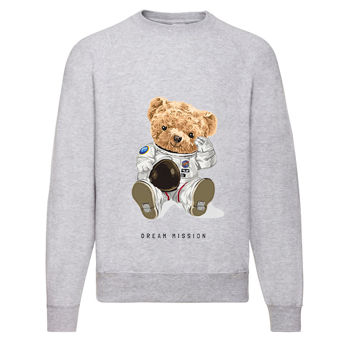 Eco-Friendly Astronaut Bear Pullover