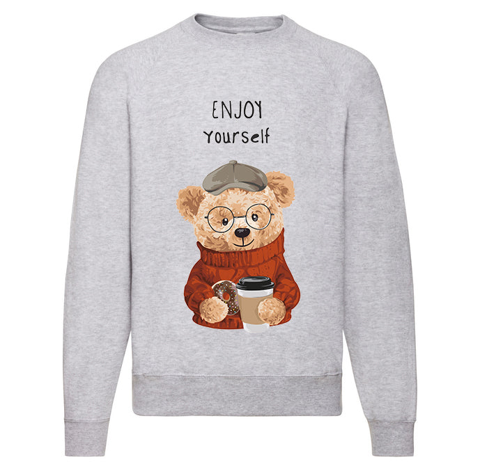Eco-Friendly Enjoy Yourself Bear Pullover
