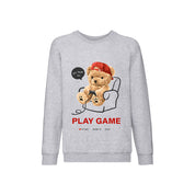 Eco-Friendly Gamer Bear Kids Sweater