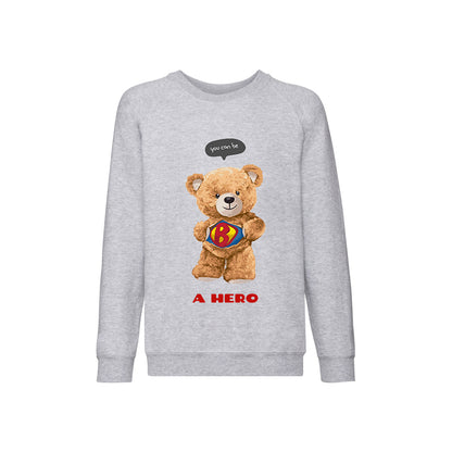 Eco-Friendly Hero Bear Kids Sweater