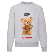 Eco-Friendly Hero Bear Pullover