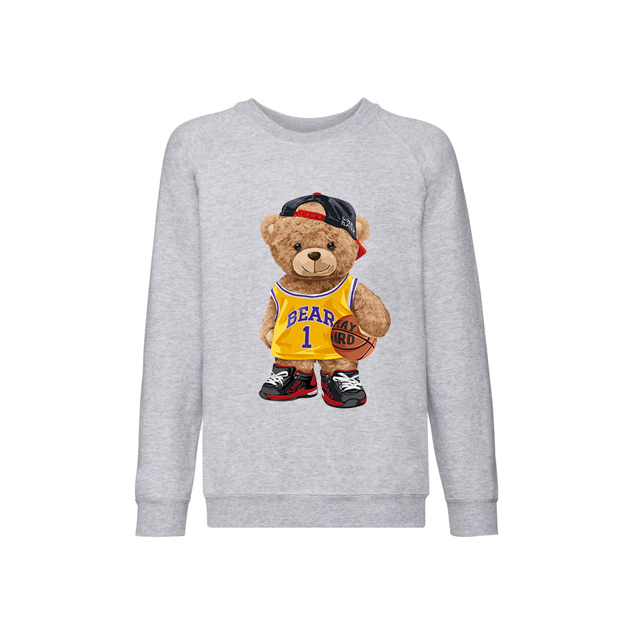 Eco-Friendly Lakers Bear Kids Sweater