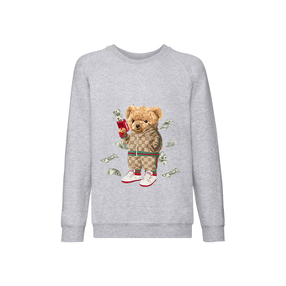 Eco-Friendly Super Rich Bear Kids Sweater