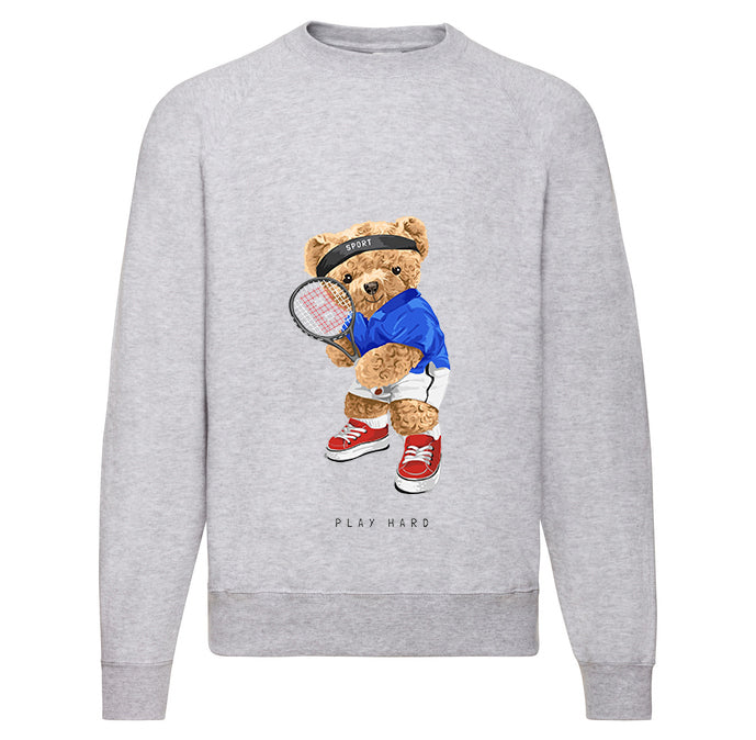 Eco-Friendly Tennis Bear Pullover