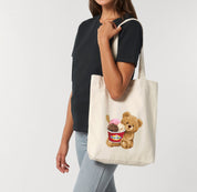 Eco-Friendly Ice Cream Bear Tote Bag