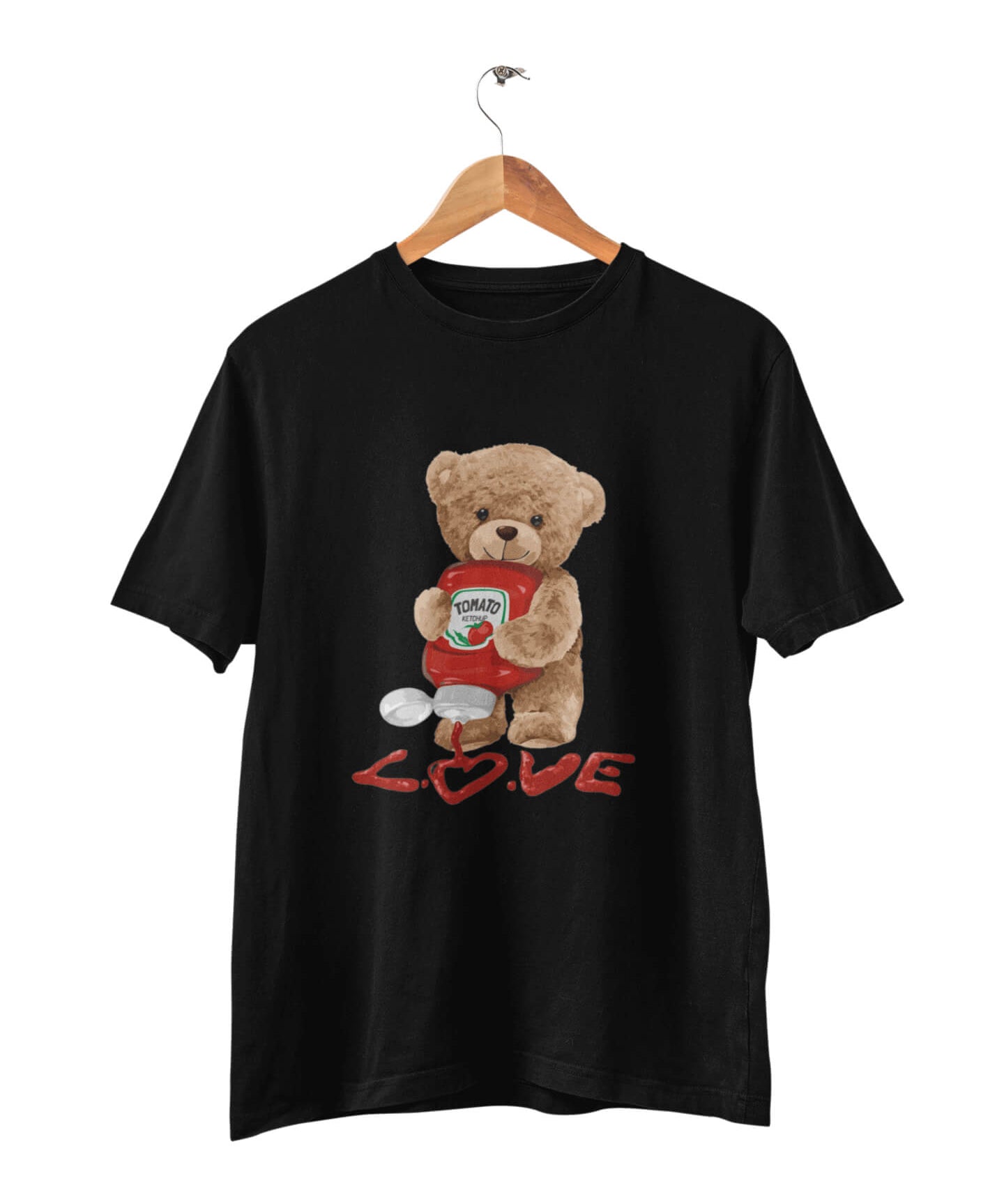 Organic Ketchup Bear T-shirt