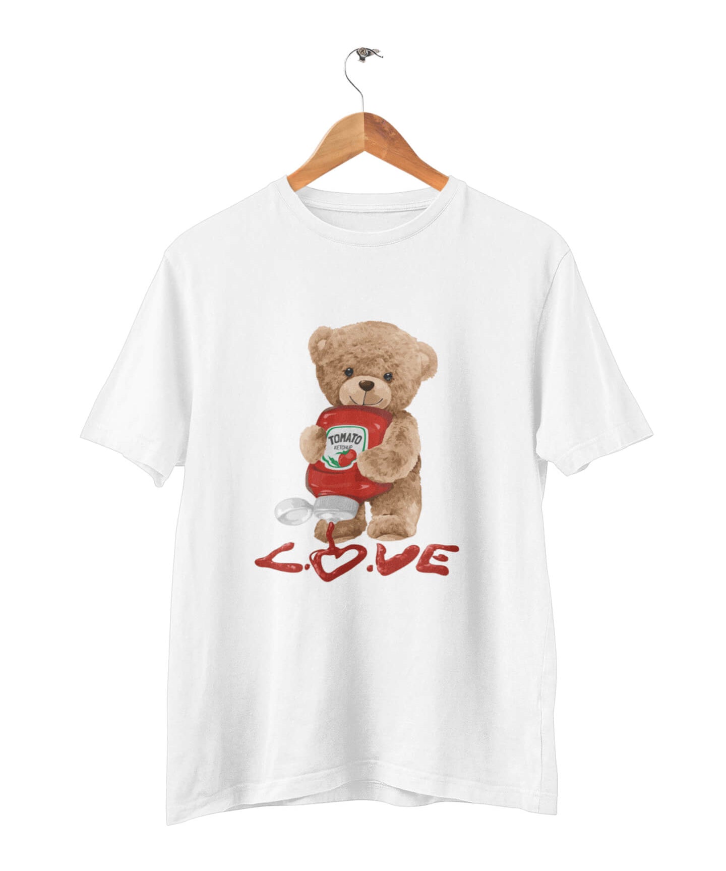 Organic Ketchup Bear T-shirt